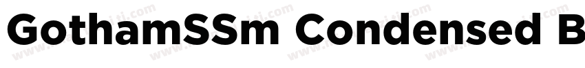 GothamSSm Condensed Book字体转换